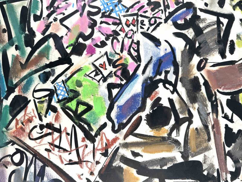 Les joueurs de cartes (Ink) — GEN PAUL — Detail view