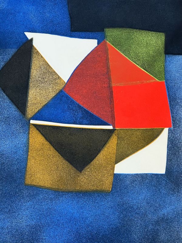 Cerf-volant (Aquatinte et carborundum) - Bertrand DORNY
