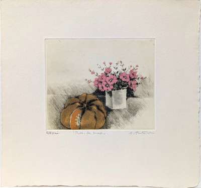 Testa la zucca (Aquatinte) - Annapia ANTONINI
