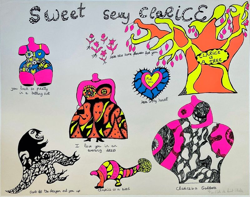 Sweet Sexy Clarice (Sérigraphie) - Niki DE SAINT PHALLE