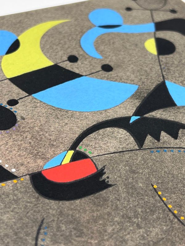 Frau in der Nacht (KConstellations) (Schablone) - Joan  MIRO