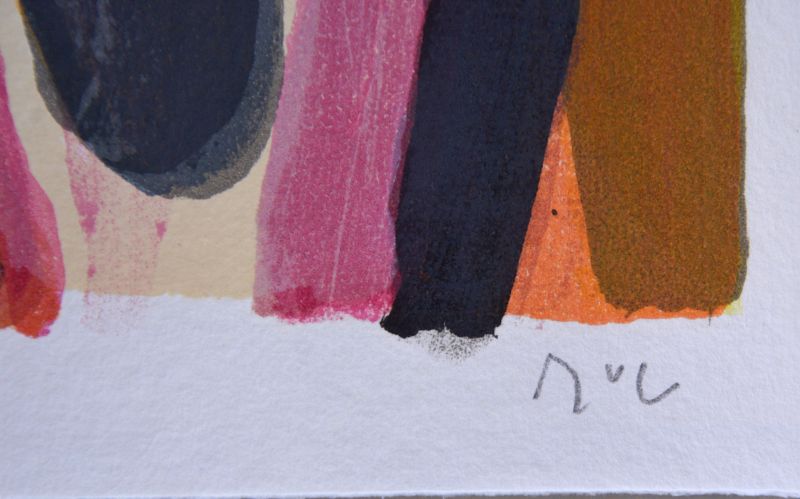 En sus voces, las aguas (Litografía) - Bram   VAN VELDE