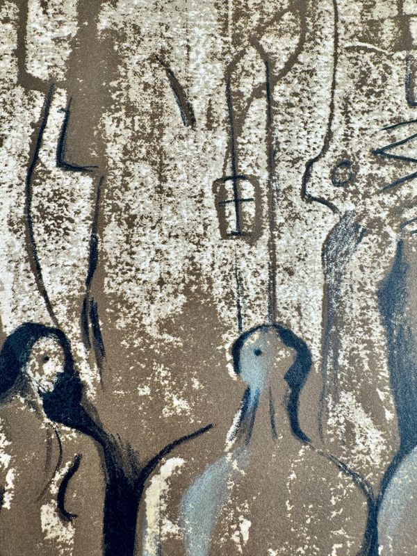 The Three Marys (Lithographie) - Henry  MOORE