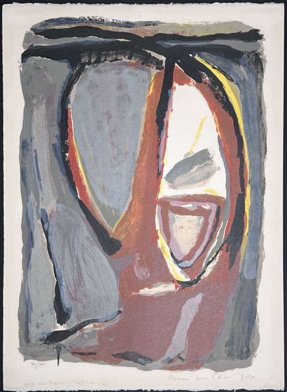 Kopf (Farblithographie) - Bram   VAN VELDE