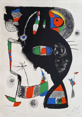 42, rue Blomet (Lithographie) - Joan  MIRO