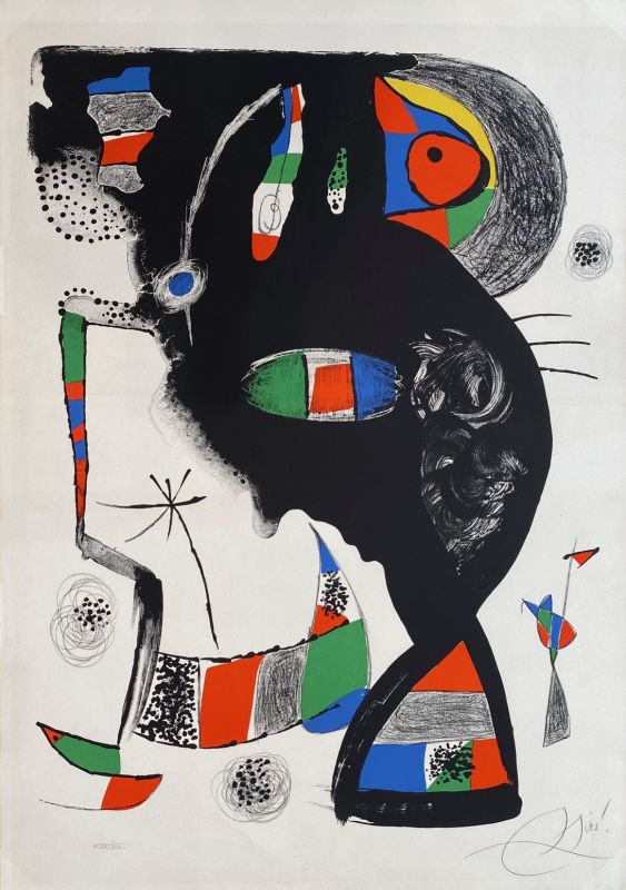 42, rue Blomet (Lithographie) - Joan  MIRO