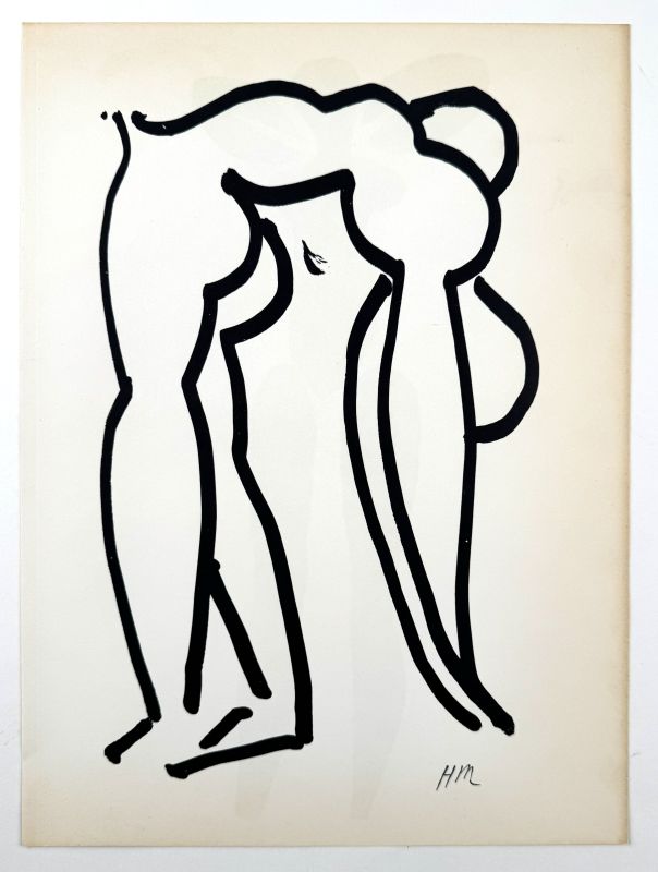 Nu bleu I (Lithographie) - Henri  MATISSE