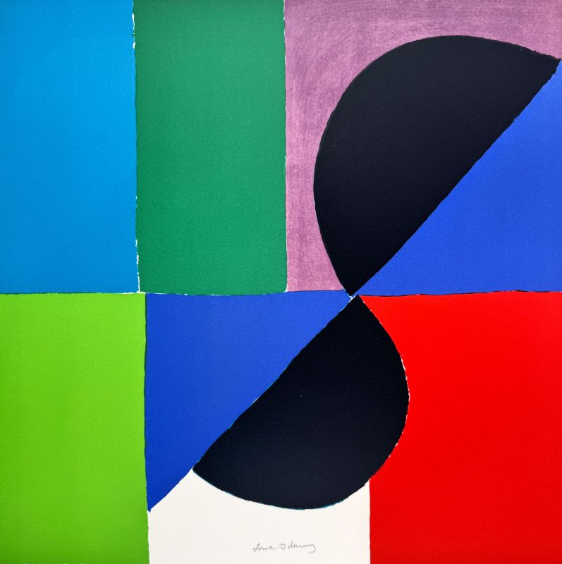 Morgen-Nocturne (Farblithographie) - Sonia DELAUNAY