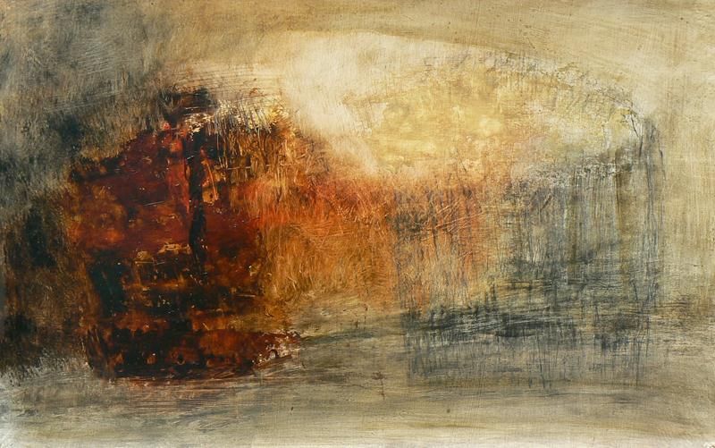 Marais (Oil on paper (contemporary) ) - Véronique NEROU
