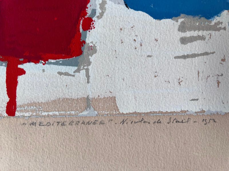 Méditerranée (Plantilla) - Nicolas DE STAËL