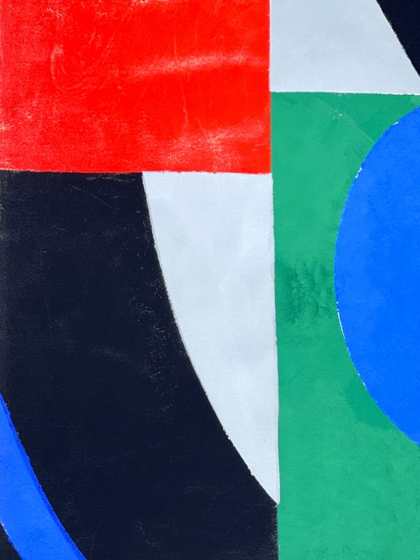 Po&eacute;sie de mots, po&eacute;sie de couleurs (Pochoir) - Sonia DELAUNAY