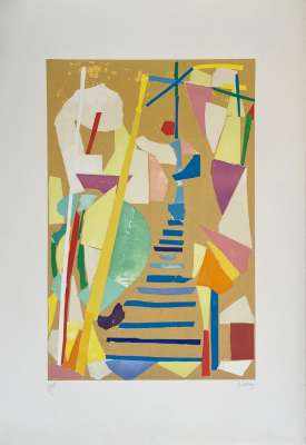 Journal d'un fou (Lithograph) - André LANSKOY
