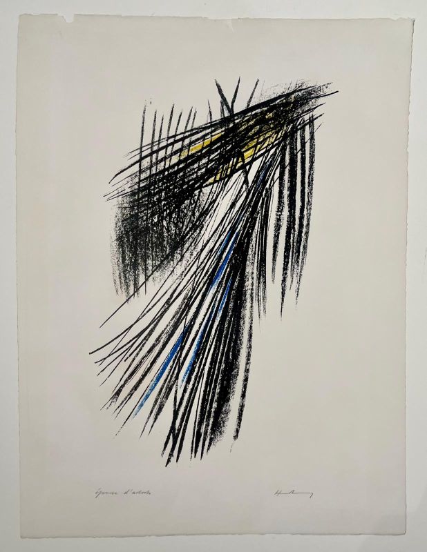 L 23 (Lithograph) - Hans HARTUNG