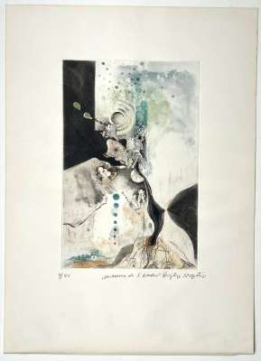 Virgil Nevjestic (1935-2009) // Naissance de l'amour (Aguafuerte y aguatinta) -  Artistes Divers