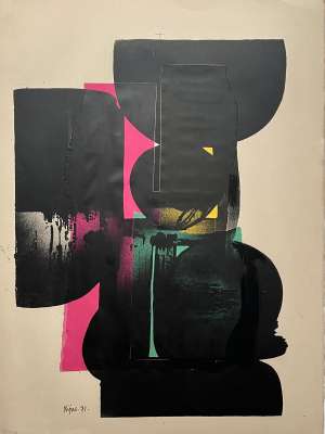 Composition (Lithographie) - LADISLAS KIJNO