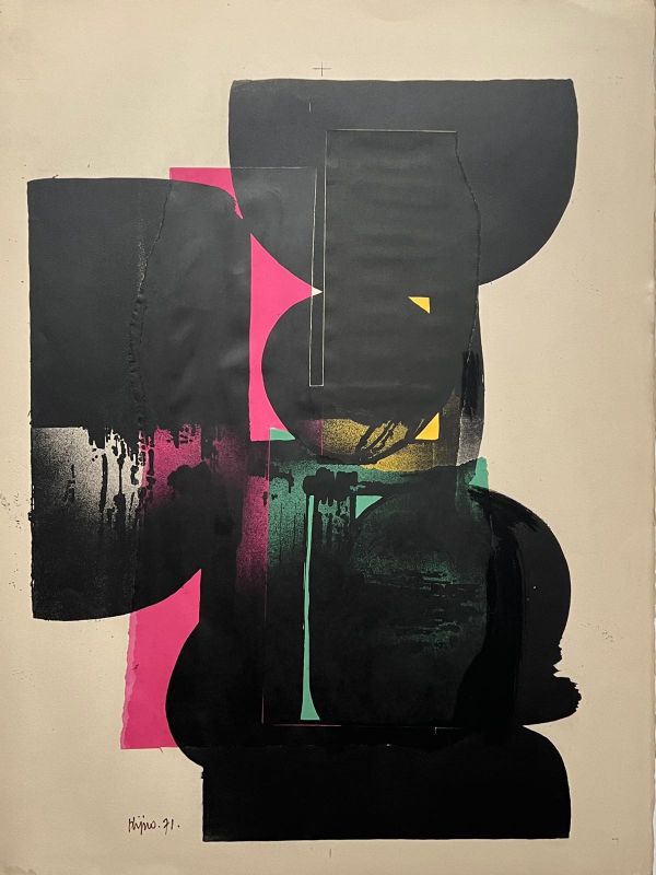 Composition (Lithographie) - LADISLAS KIJNO