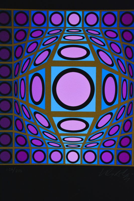 Microcosmos (Silkscreen) - Victor  VASARELY