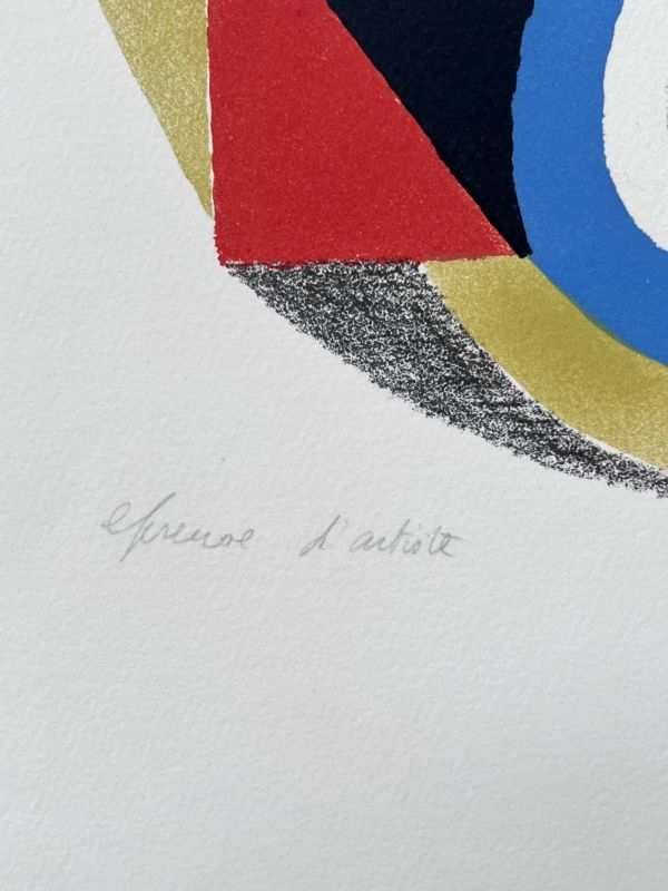 Cible II (Farblithographie) - Sonia DELAUNAY