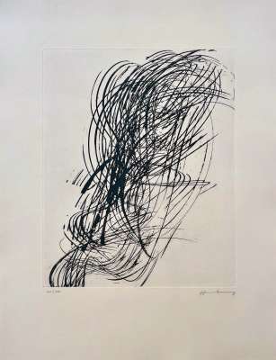 G 1973-2 (Aguafuerte) - Hans HARTUNG