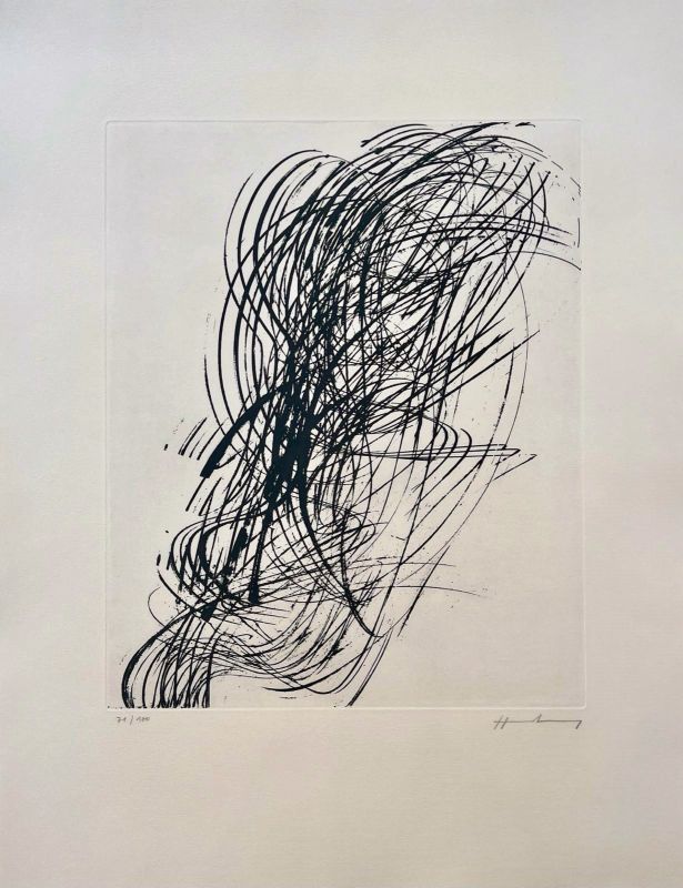 G 1973-2 (Eau-forte) - Hans HARTUNG