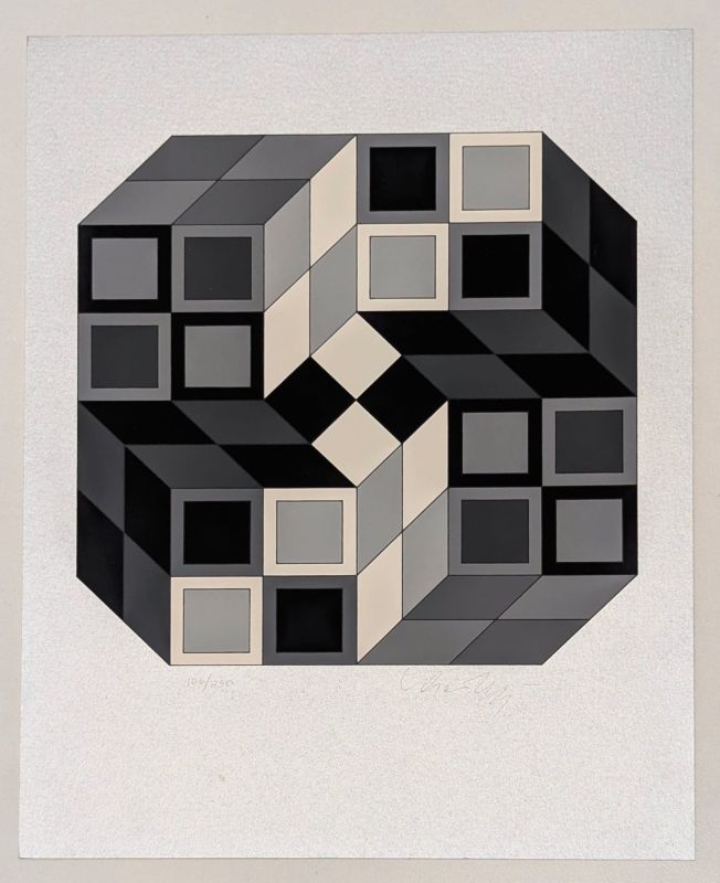 Microcosmos (Silkscreen) - Victor  VASARELY