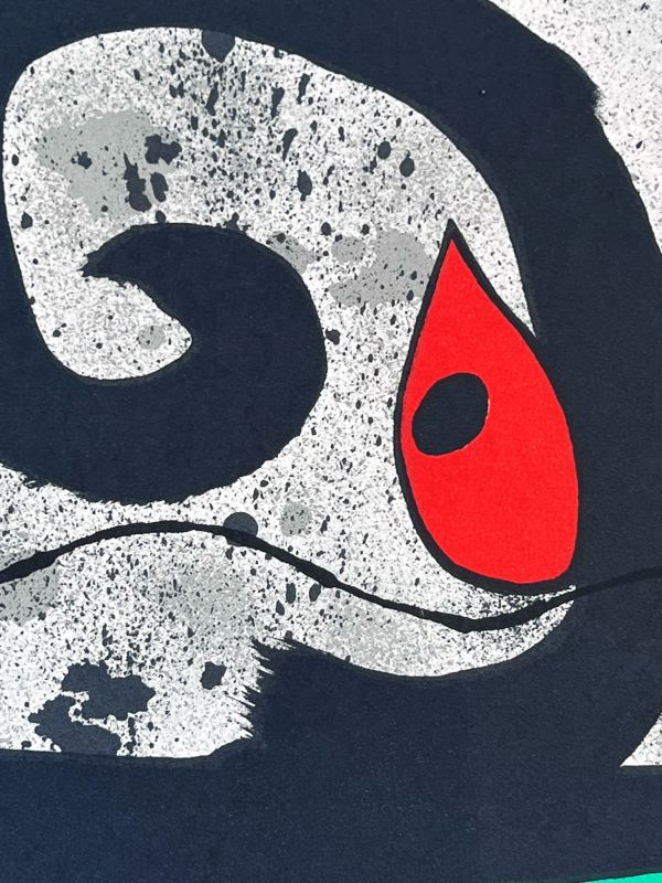 The Lizard with Golden Feathers (Lithograph) - Joan  MIRO