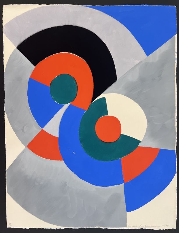 Po&eacute;sie de Mots, Po&eacute;sie de Couleurs (Schablone) - Sonia DELAUNAY