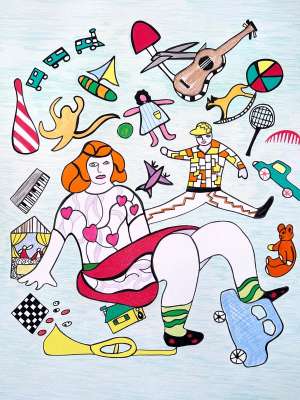 The Toys (Lithograph) - Niki DE SAINT PHALLE