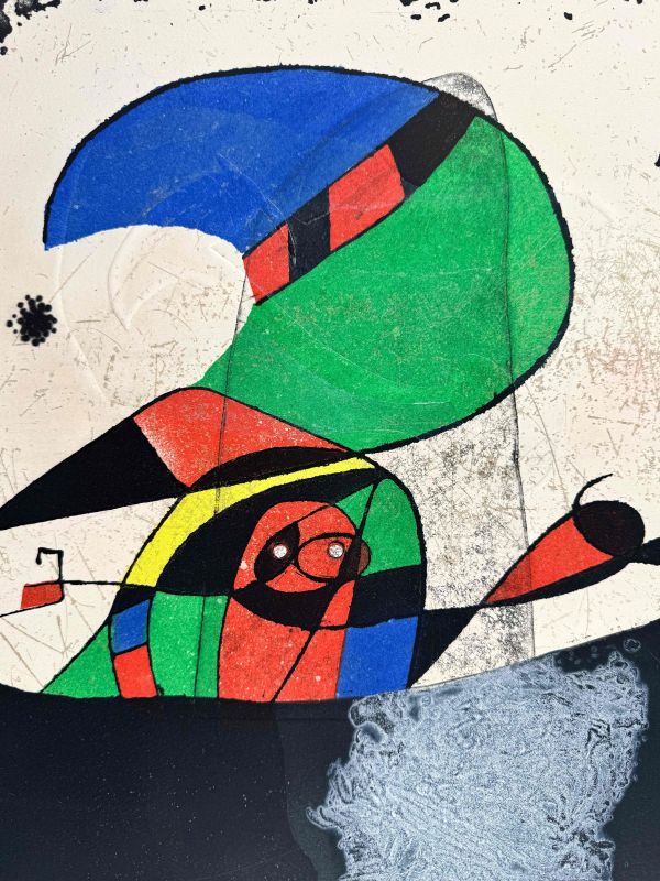 Gaudi IV (Radierung) - Joan  MIRO