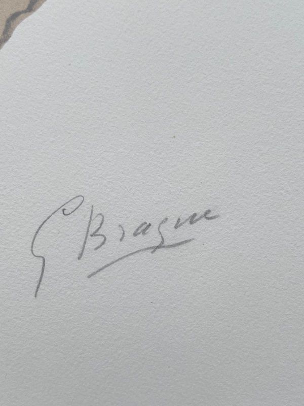 Giroflée bleue "Lettera Amorosa" (Farblithographie) - Georges BRAQUE