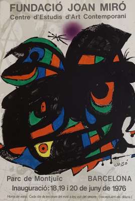 Fundacio Joan Miro, Parc de Montjuic, Barcelona (Póster) - Joan  MIRO