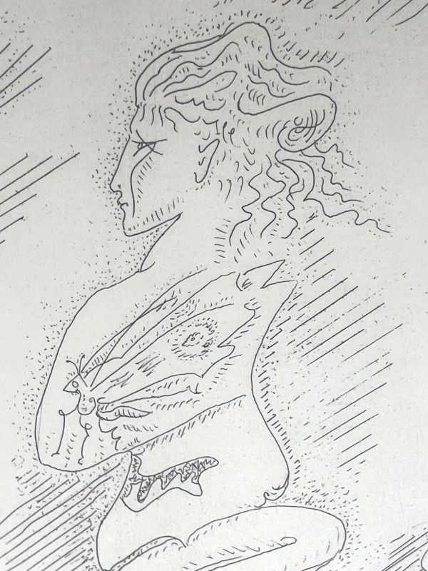 La jeunesse d'Isis (Eau-forte) - André  MASSON