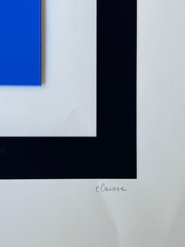Composition géométrique (Sérigraphie) - Geneviève CLAISSE