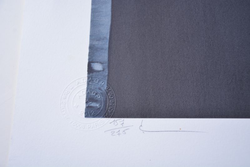 Das Meisterwerk oder die Geheimnisse des Horizonts (Farblithographie) - René MAGRITTE