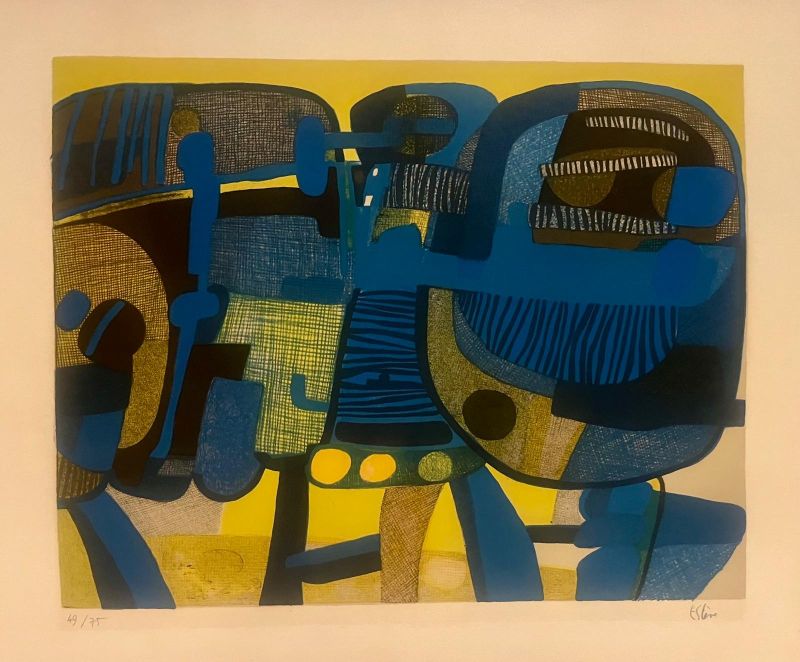 Two Thieves (Lithograph) - Maurice ESTEVE