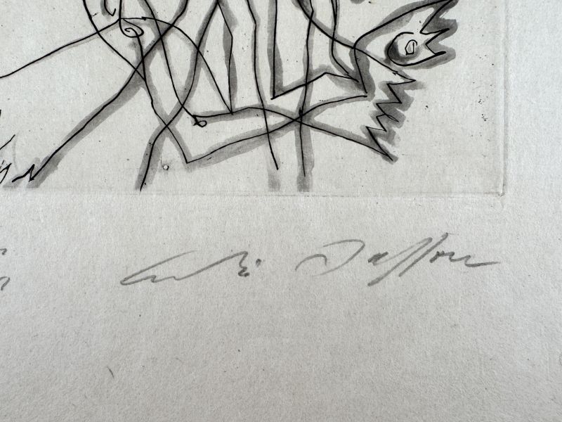 Pour Saint-Pol Roux (Etching and aquatint) - André  MASSON