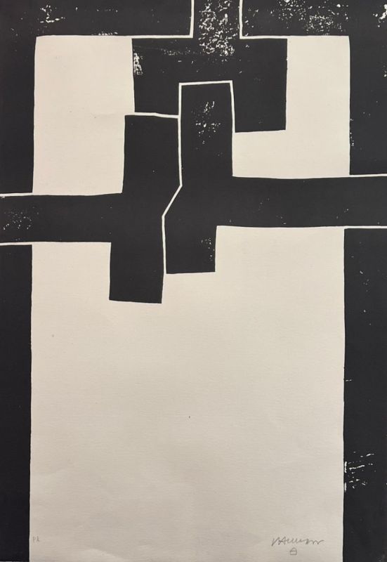 Barcelona I -1971 (Lithographie) - Eduardo CHILLIDA