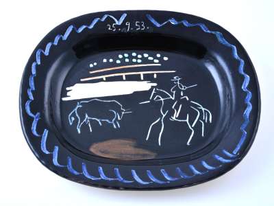 Corrida (Céramique) - Pablo  PICASSO