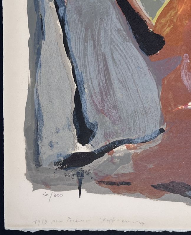 Kopf (Farblithographie) - Bram   VAN VELDE