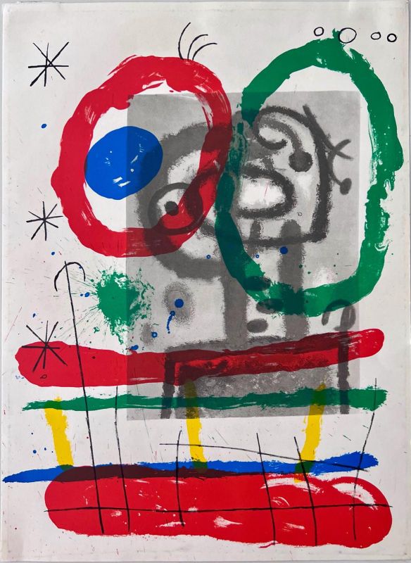 Derri&egrave;re le Miroir (Lithographie) - Joan  MIRO