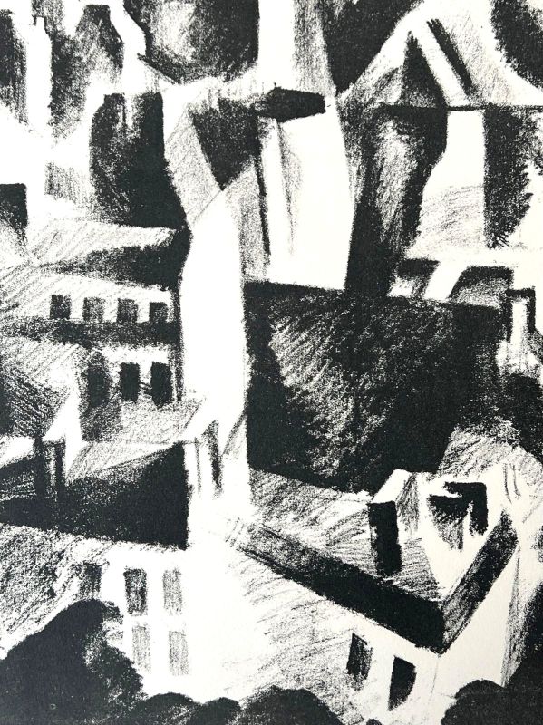 Robert Delaunay (1885-1941) // Fenêtre sur la ville (Farblithographie) -  Artistes Divers