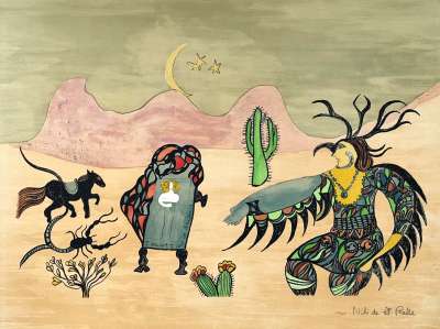 I dreamt I was in Arizona (Litografía) - Niki DE SAINT PHALLE