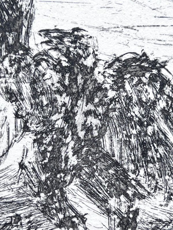 Gentleman, shameful woman and reitre (Etching) - Pablo  PICASSO