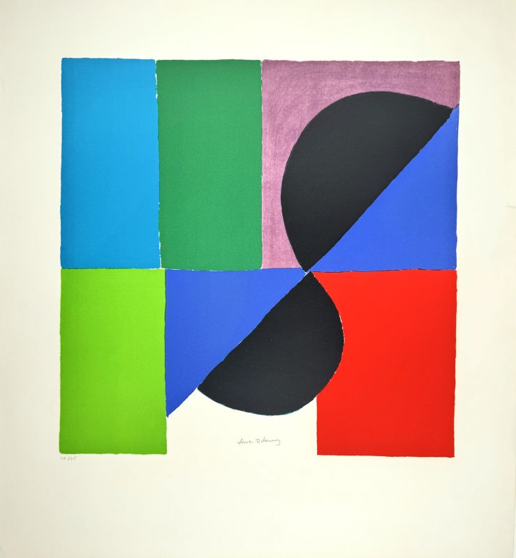 Morgen-Nocturne (Farblithographie) - Sonia DELAUNAY