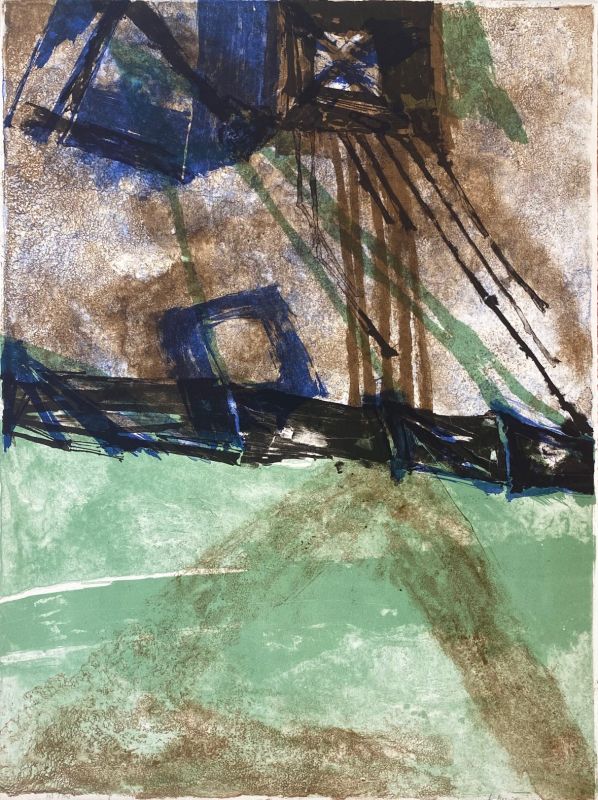 John-Franklin Koenig (1924-2008) // La peau des choses (Farblithographie) -  Artistes Divers