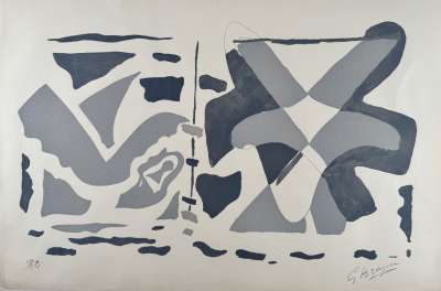 Si je mourais l&agrave;-bas (Wood engraving) - Georges BRAQUE