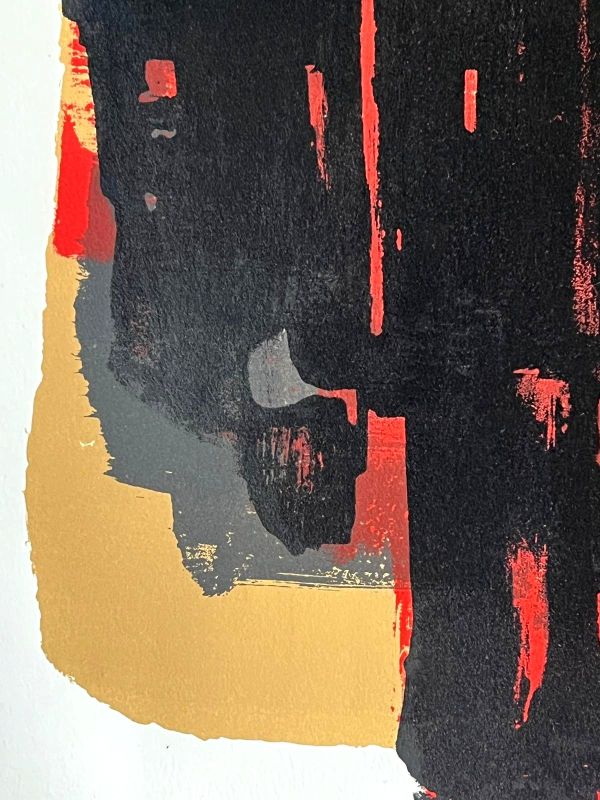 Lithographie n°8 (Lithographie) - Pierre  SOULAGES
