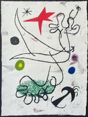 Mavena (Litografía) - Joan  MIRO