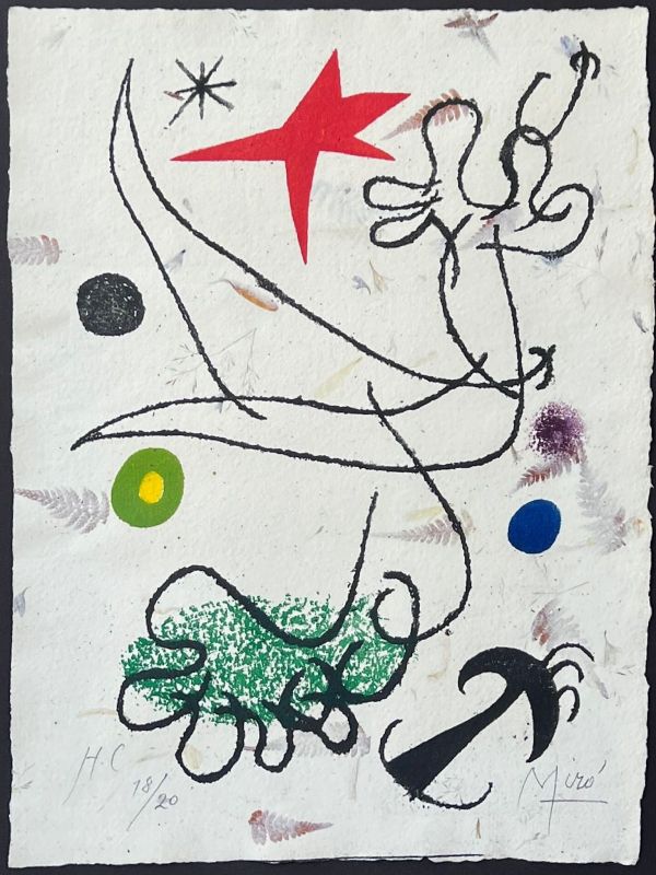 Mavena (Litografía) - Joan  MIRO