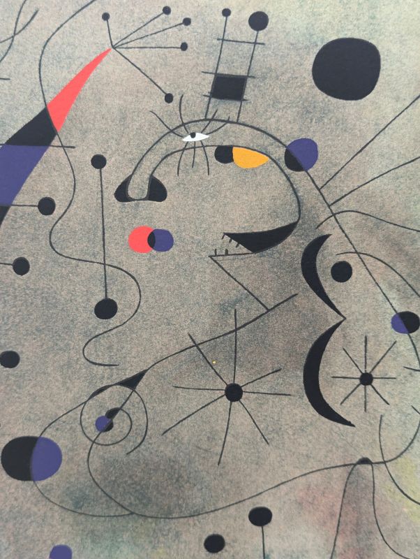 Danseuses acrobates (Constellations) (Pochoir) - Joan  MIRO